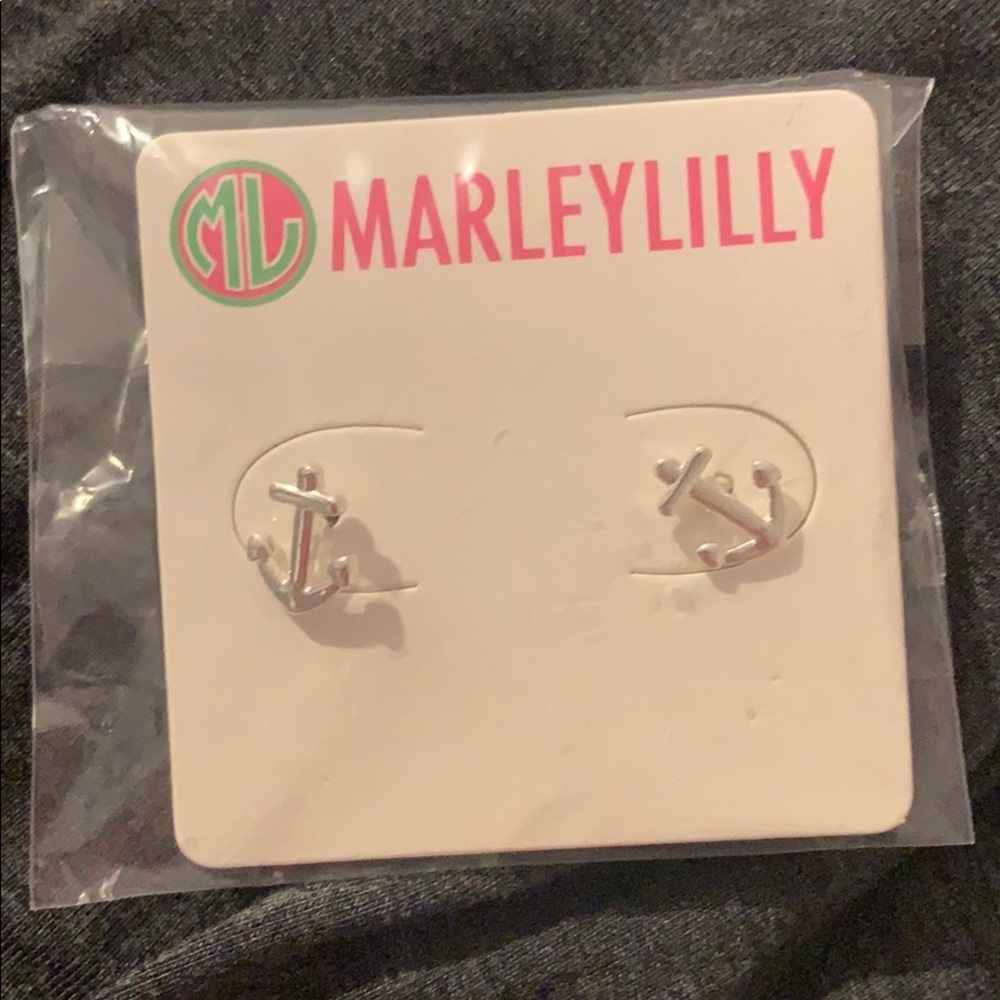 MarleyLilly Anchor Stud earrings